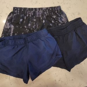 Old Navy Go Dry Running shorts Girls size 8.  3 pairs